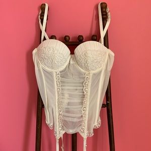 In Bloom by Jonquil White Lace Corset Lingerie